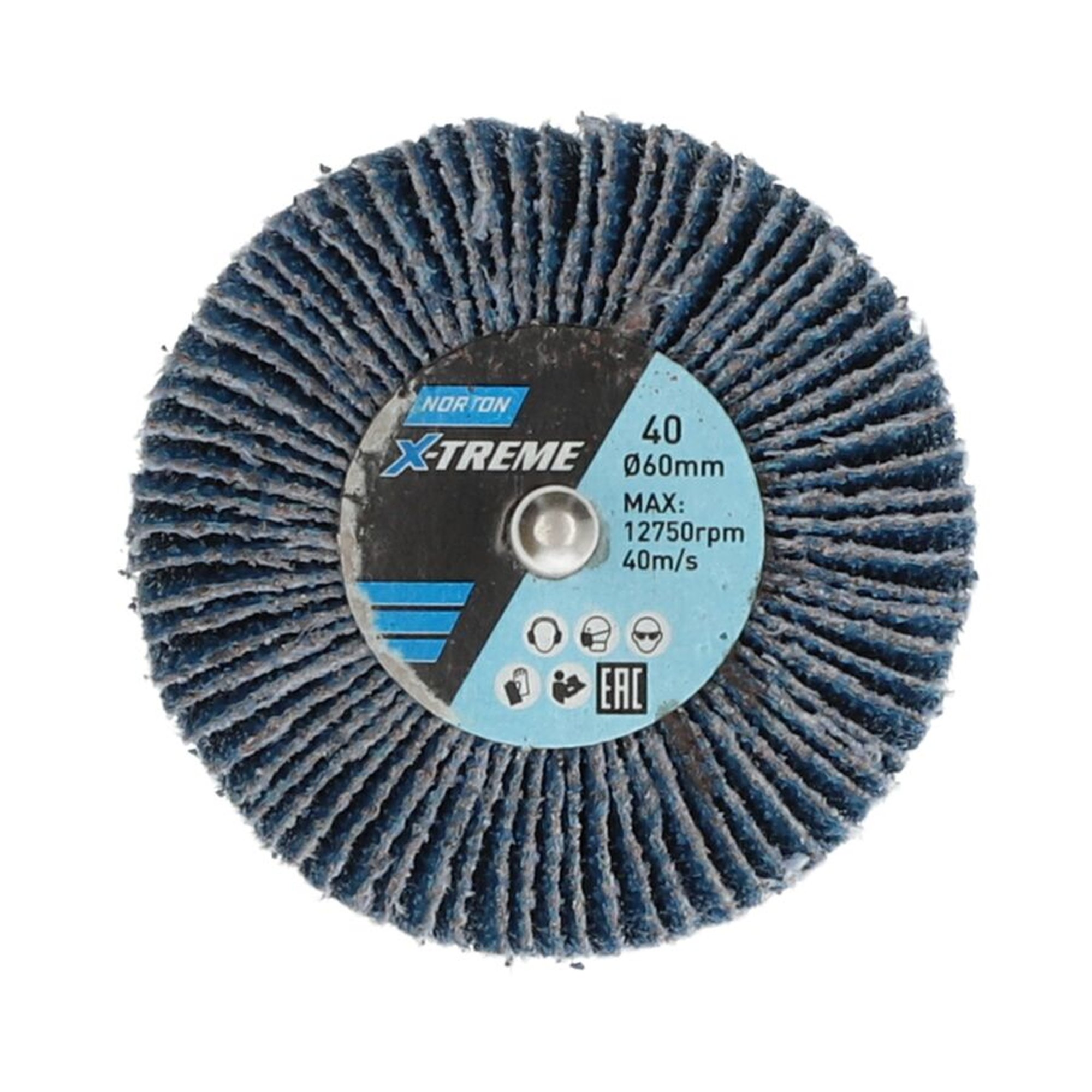 10 x Norton Fächerschleifer Schleifmop 60x30x6 R822 40 Norzon, effizient & langlebig