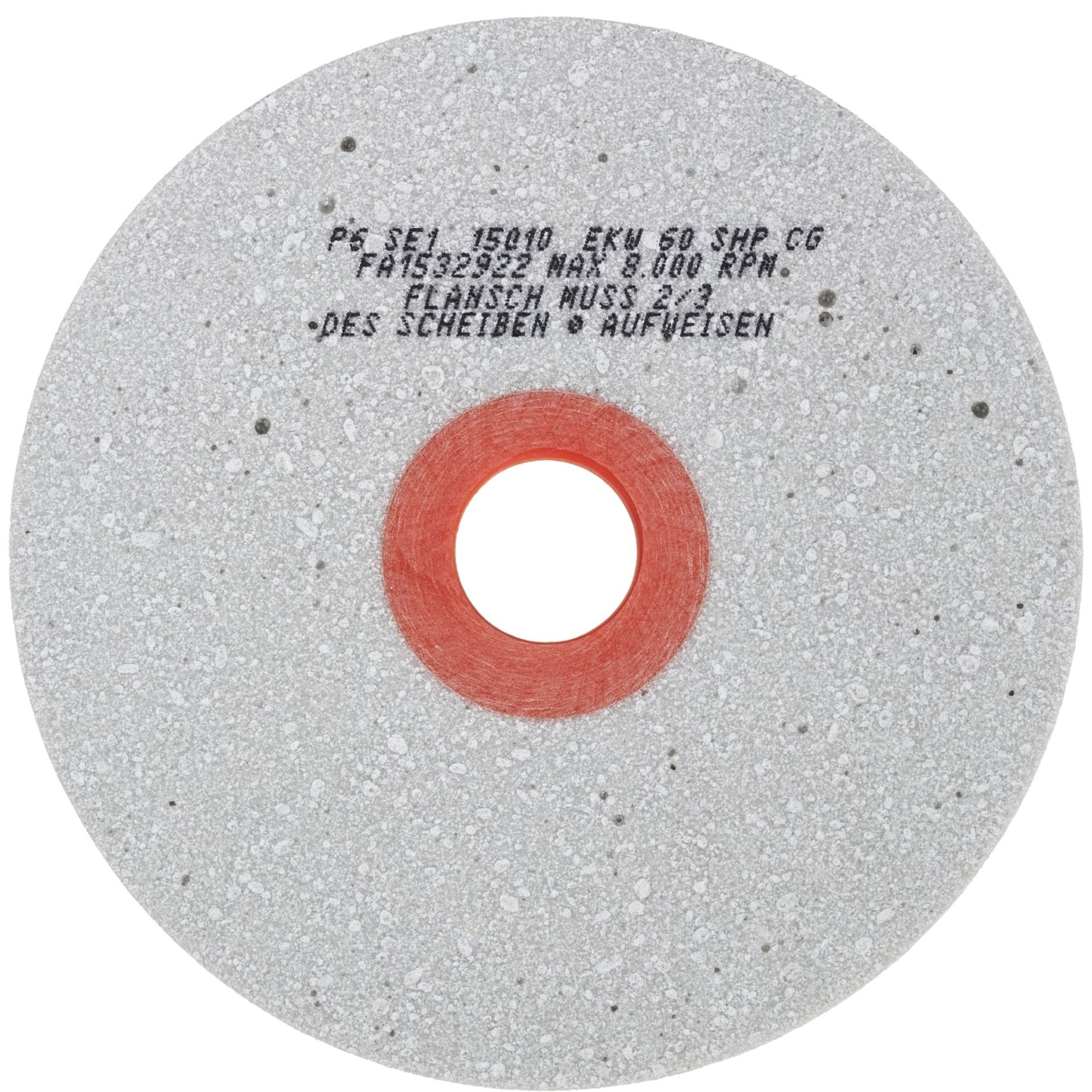 LUKAS Polierscheibe Schleifscheibe P6SE1 Medium 150x10 mm Bohrung 25 mm Korn 60