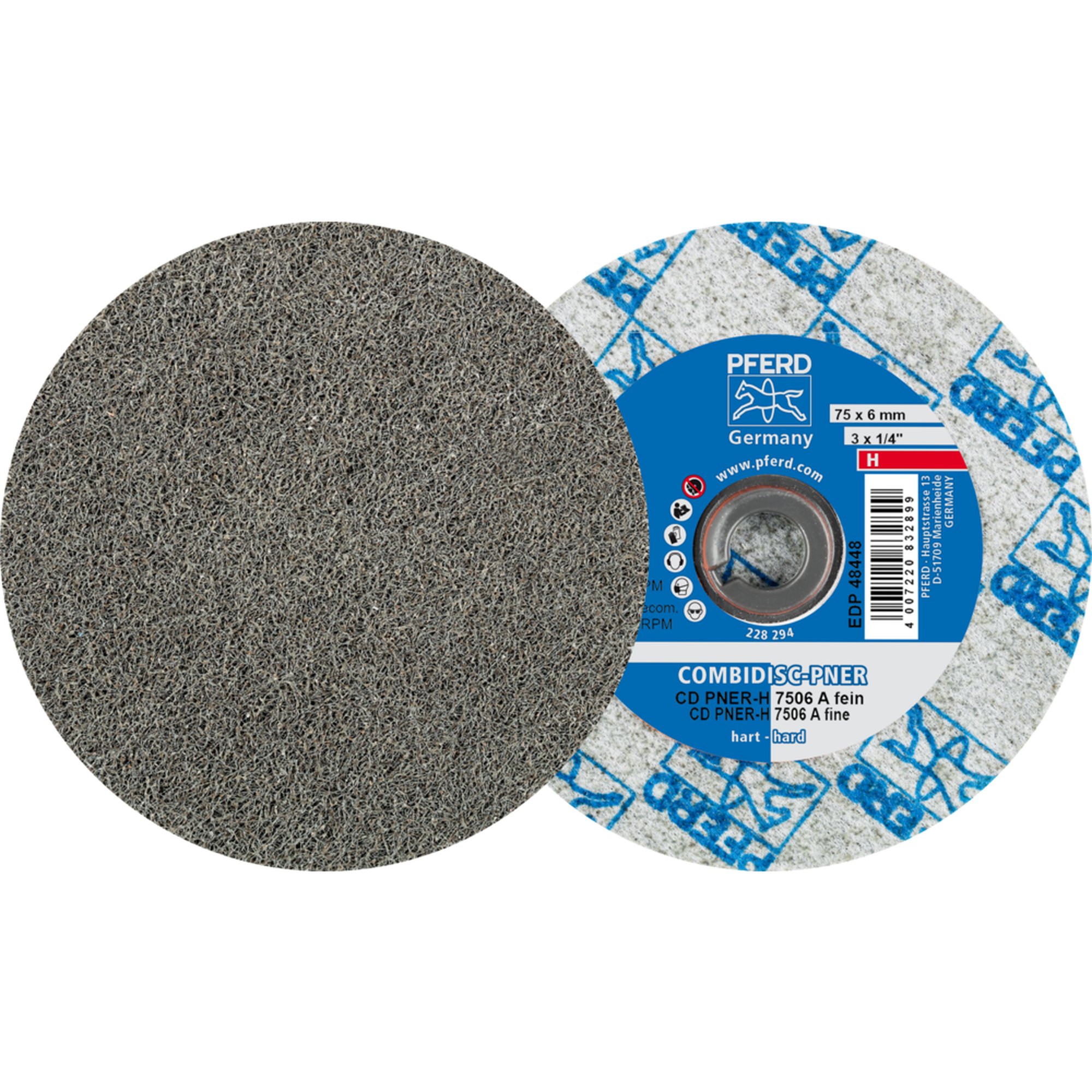 25 x PFERD COMBIDISC-Vliesronde CDR PNER-MH 7506 A F