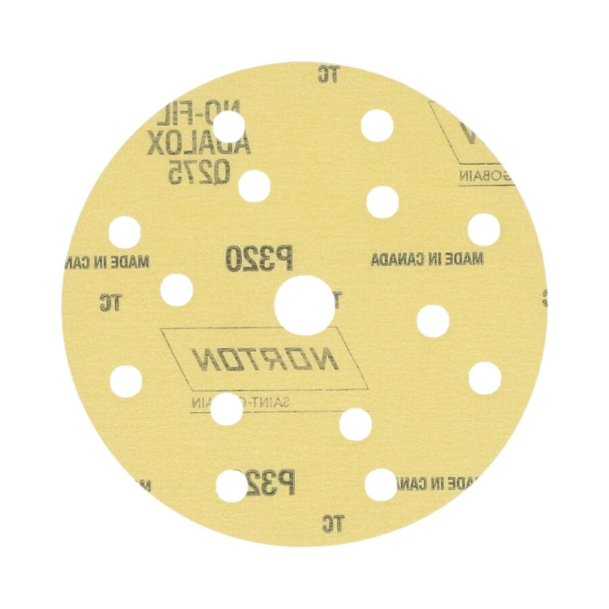 Norton Pro Film Q275 Klettscheibe Schleifscheibe 150mm Korn 320