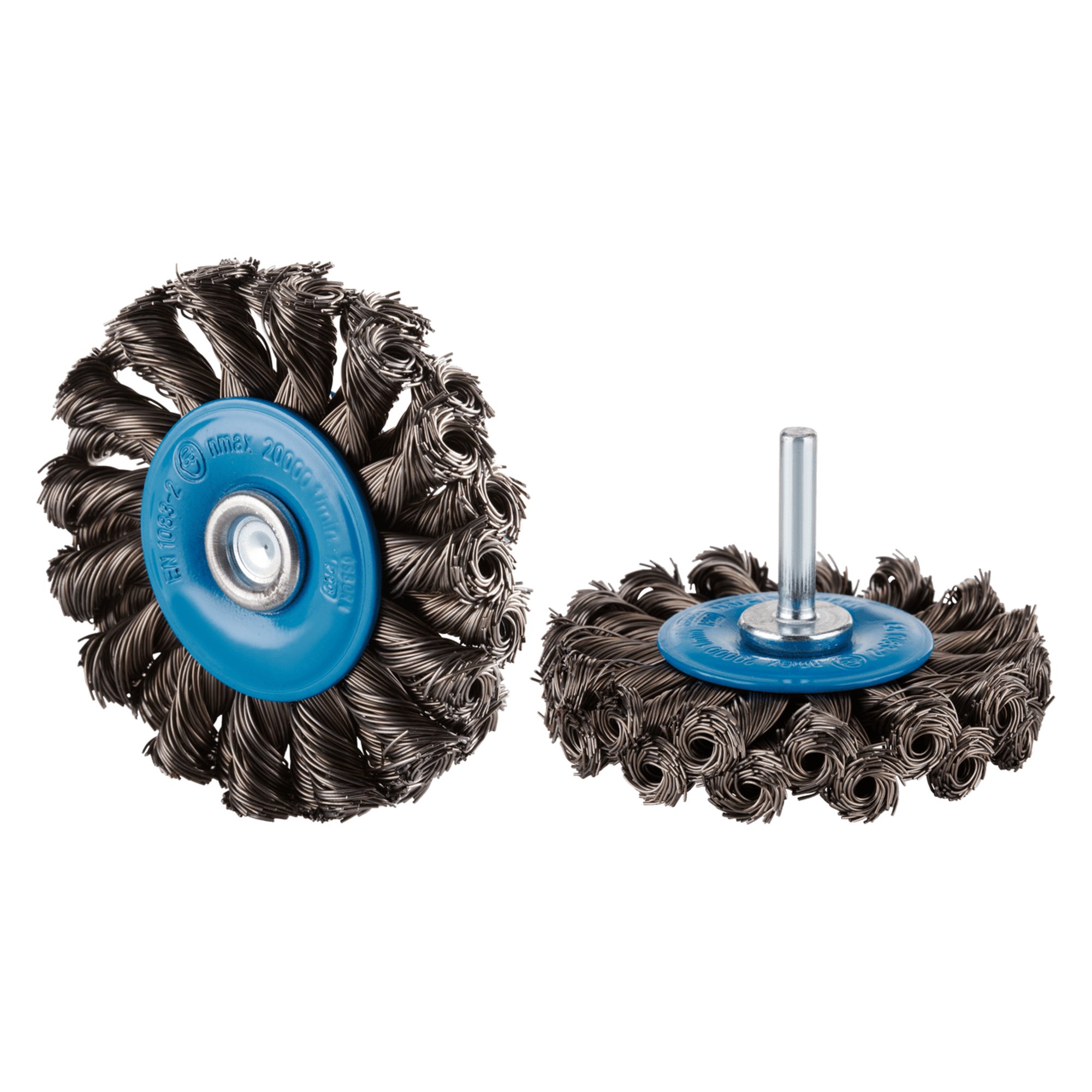 12 x RHODIUS Stahlbürste Drahtbürste Rundbürste SRBZGS Ø 75 mm