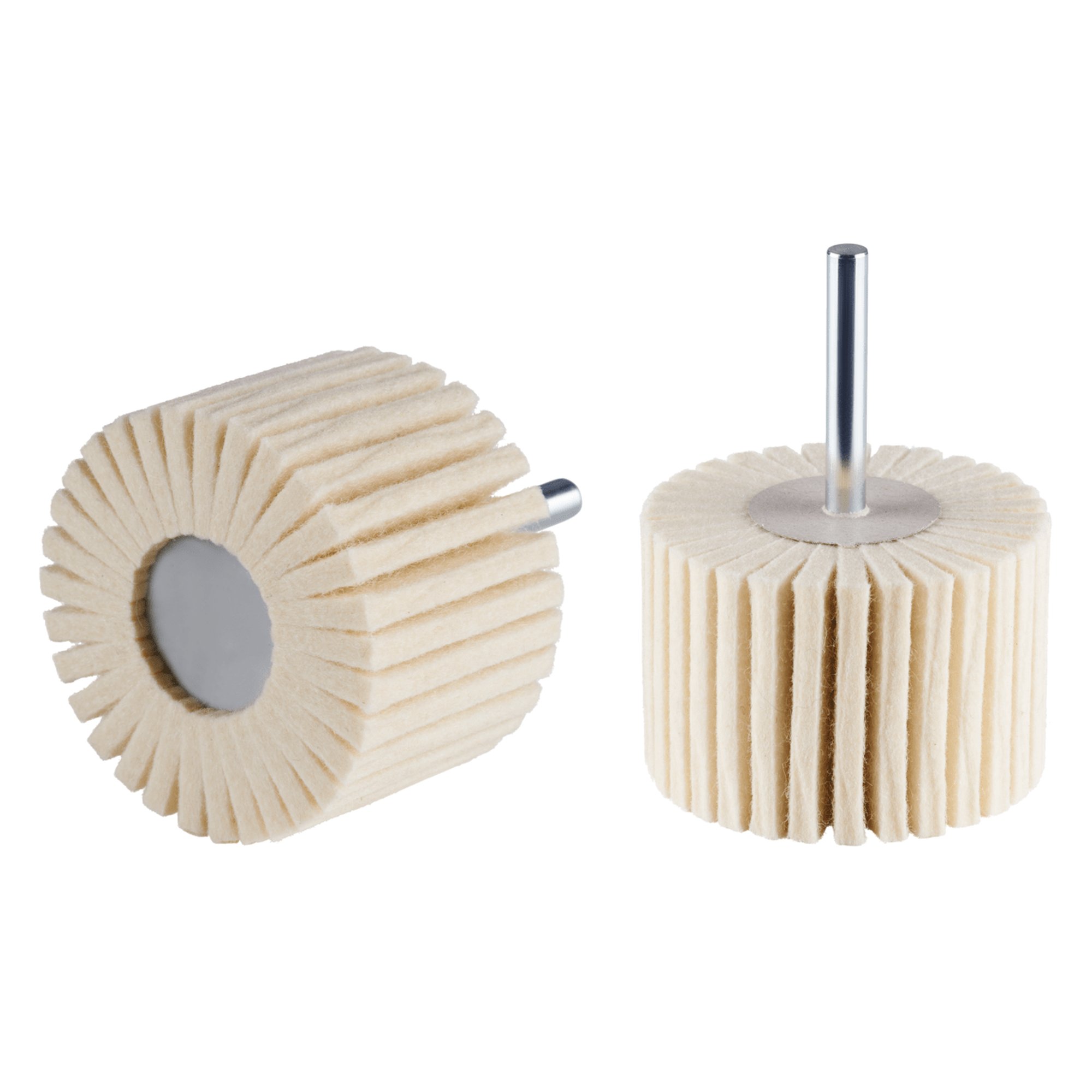 10 x RHODIUS Schleifmop Filzlamellenpolierer FLP Ø 60 mm