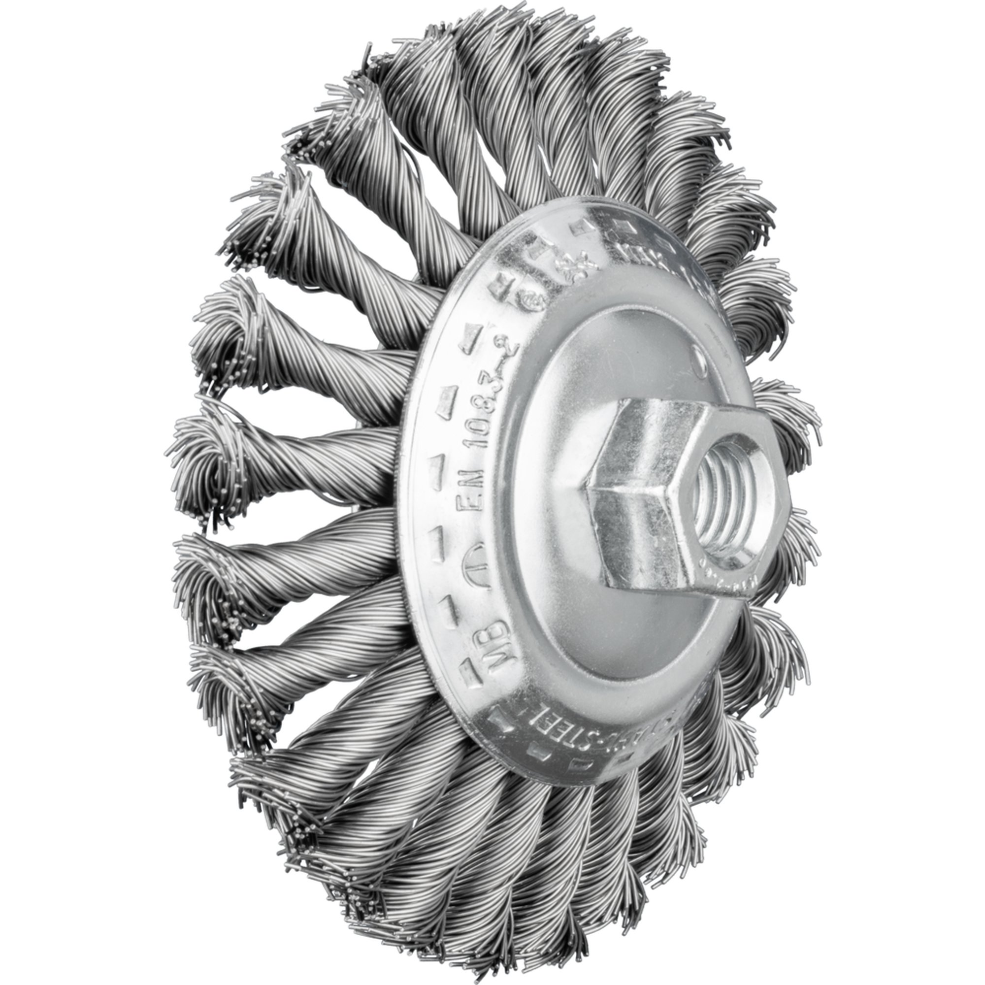 PFERD Kegelbürste mit Gewinde, gezopft POS KBG 11515/M14 ST 0,50