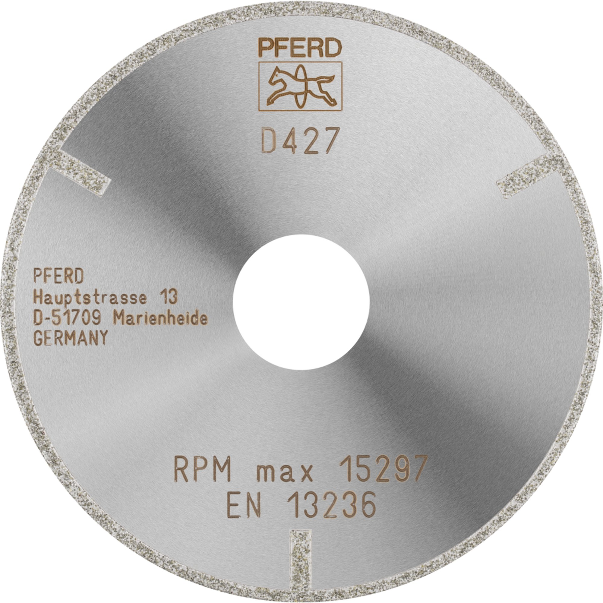 PFERD Diamant-Trennscheibe D1A1R 100-2-22,23 D 427 GAG