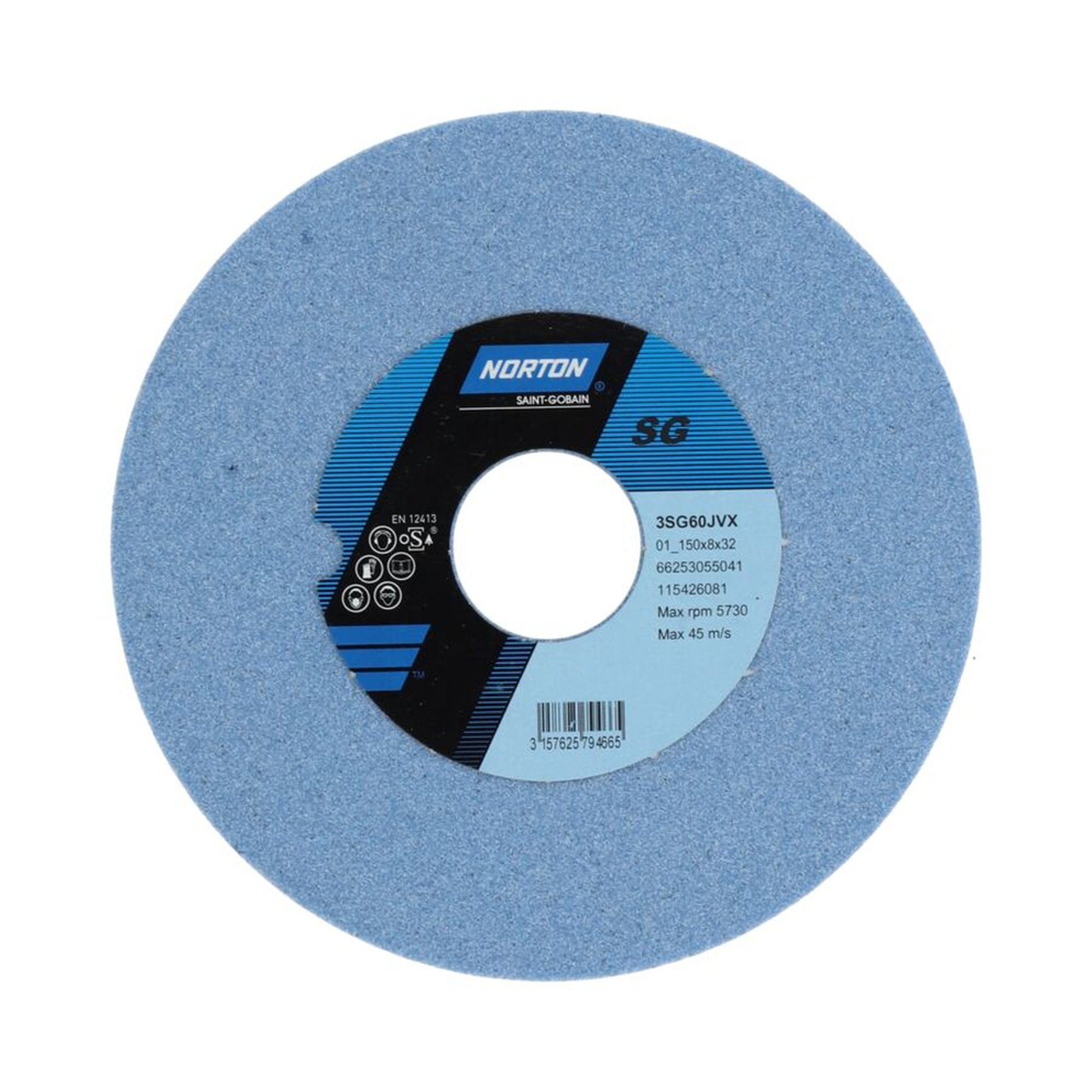 2 x Norton Scheiben 3SG 60 J VX zum Werkzeugschleifen, hochwertige Schleifmittel