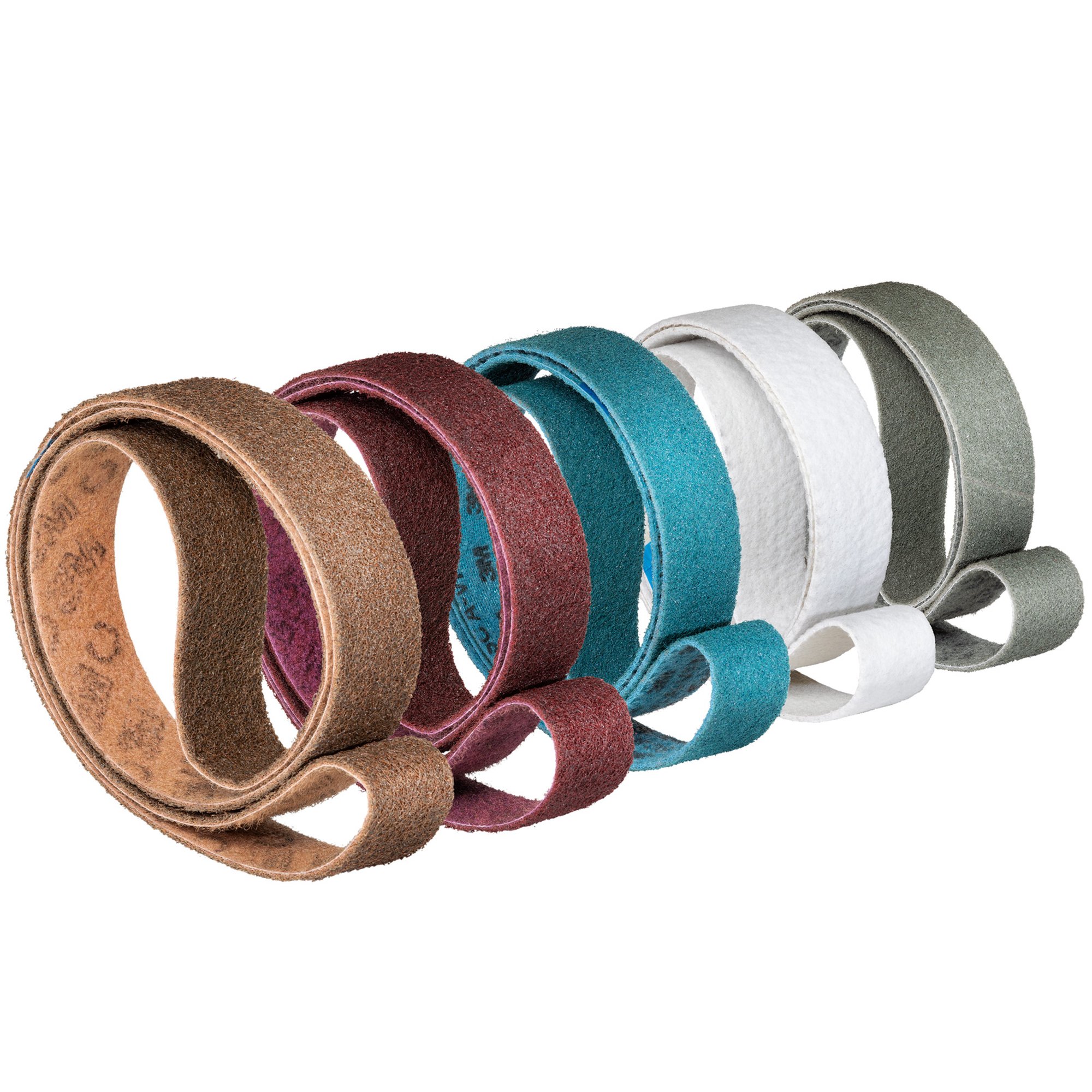 5er-Set 3M Scotch-Brite SC-BS Vlies-Schleifbänder | 50 x 2000mm | grob-polieren