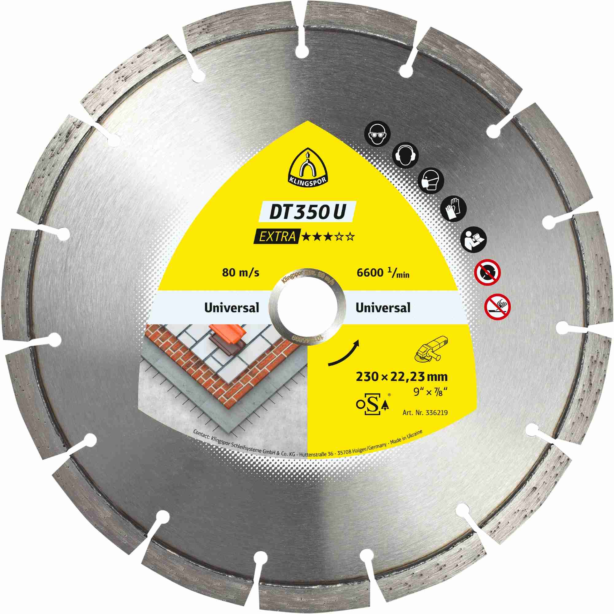 PFERD TOOLS Diamant-Trennscheibe D1A1R 230x2,5x22,23 mm D427 (grob) segmentiert für GFK/CFK | Hoffmann Group PFERD TOOLS Diamant-Trennscheibe D1A1R 230x2,5x22,23 mm D427 (grob) segmentiert für GFK/CFK | Hoffmann Group