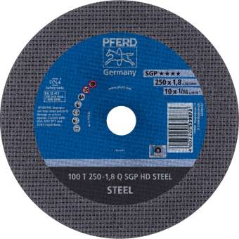 20 x PFERD Trennscheibe HEAVY DUTY 100 T 250-1,8 Q SGP HD STEEL/30,0 | 66322130