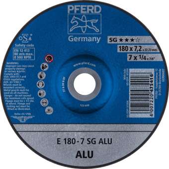 10 x PFERD Schruppscheibe E 180-7 SG ALU | 62217622