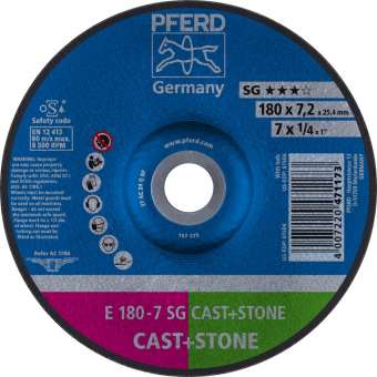 10 x PFERD Schruppscheibe E 180-7 SG CAST+STONE | 62917625