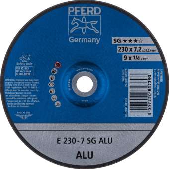 10 x PFERD Schruppscheibe E 230-7 SG ALU | 62223700