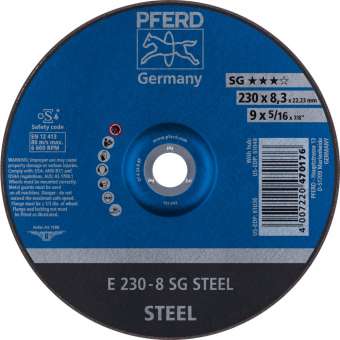 10 x PFERD Schruppscheibe E 230-8 SG STEEL | 62223826