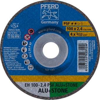 25 x PFERD Trennscheibe EH 100-2,4 PSF ALU+STONE/16,0 | 61839116