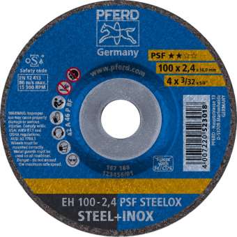 25 x PFERD Trennscheibe EH 100-2,4 PSF STEELOX/16,0 | 61739326