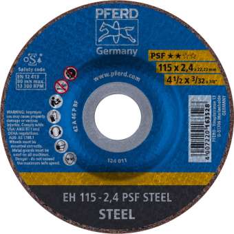 25 x PFERD Trennscheibe EH 115-2,4 PSF STEEL | 61740122