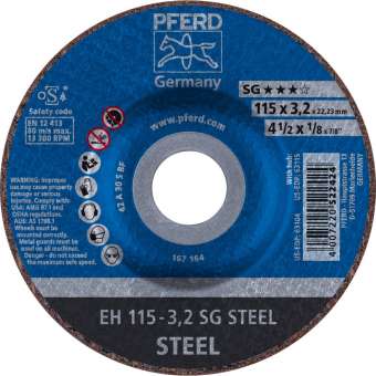 25 x PFERD Trennscheibe EH 115-3,2 SG STEEL | 61340132