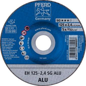 25 x PFERD Trennscheibe EH 125-2,4 SG ALU | 61320822