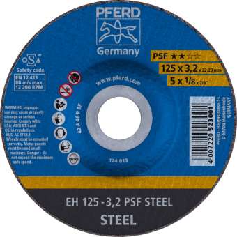 25 x PFERD Trennscheibe EH 125-3,2 PSF STEEL | 61720226