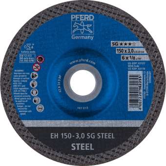 25 x PFERD Trennscheibe EH 150-3,0 SG STEEL | 61323122