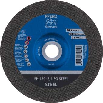 25 x PFERD Trennscheibe EH 180-2,9 SG STEEL | 61323322