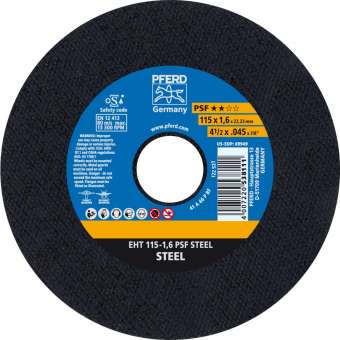 25 x PFERD Trennscheibe EHT 115-1,6 PSF STEEL | 61730021