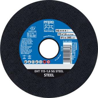 25 x PFERD Trennscheibe EHT 115-1,6 SG STEEL | 61330122