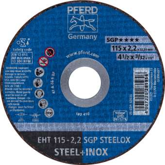 25 x PFERD Trennscheibe EHT 115-2,2 SGP STEELOX | 61330422