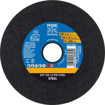 25 x PFERD Trennscheibe EHT 125-1,0 PSF STEEL | 61719010