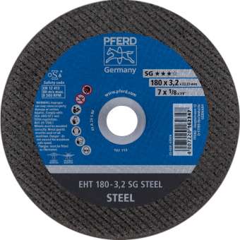 25 x PFERD Trennscheibe EHT 180-3,2 SG STEEL | 61326222