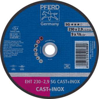 25 x PFERD Trennscheibe EHT 230-2,9 SG CAST+INOX | 61328832