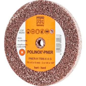 5 x PFERD POLINOX-Kompaktschleifrad PNER-H 7506-6 A G | 44691021