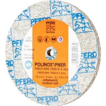 5 x PFERD POLINOX-Kompaktschleifrad PNER-MW 7506-6 A F | 44691422