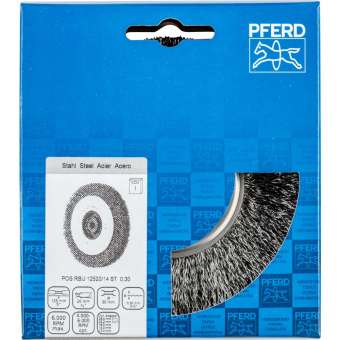 PFERD Rundbürste, ungezopft POS RBU 12520/14,0 ST 0,30 | 43701115