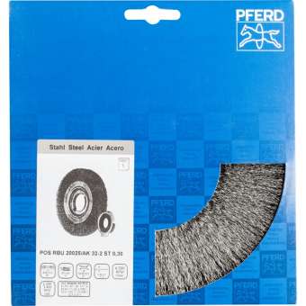 PFERD Rundbürste, ungezopft POS RBU 20025/AK32-2 ST 0,30 | 43701259